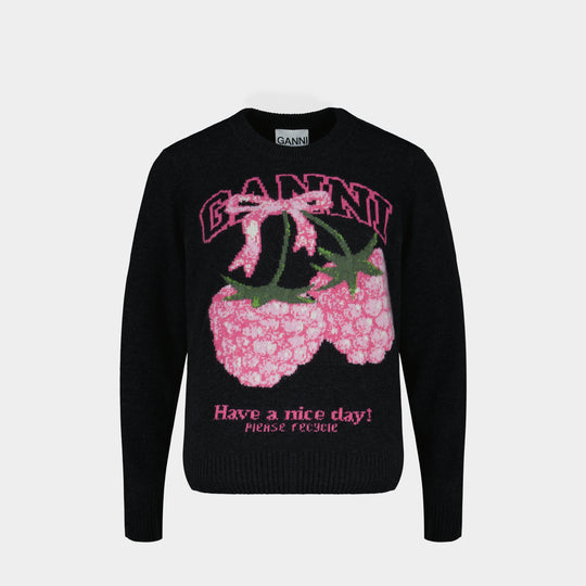 Sweat Graphic - Ganni - Laine - Multi