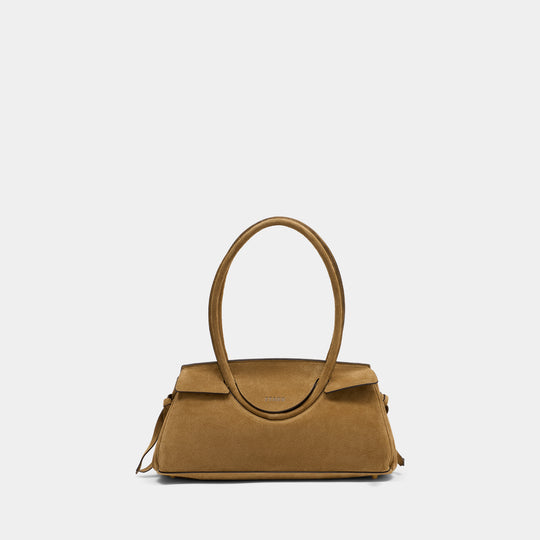 Sac Porté Épaule Maude - Staud - Cuir - Kaki