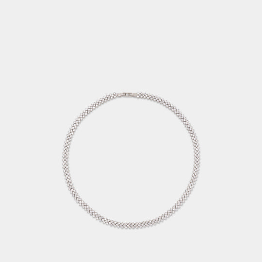 Collier Crystal - SELF PORTRAIT - Synthétique - Argenté