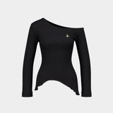 T-Shirt Ls Orgy - Vivienne Westwood - Synthétique - Noir