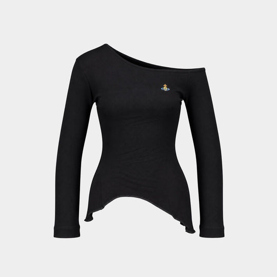 T-Shirt Ls Orgy - Vivienne Westwood - Synthétique - Noir