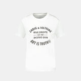 T-Shirt Walk Ico Blason Eco - Zadig & Voltaire - Coton - Blanc