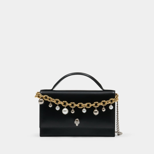 Sac À Bandoulière T.h.medium Skull - Alexander McQueen - Cuir - Noir