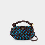 Sac À Main Bou Mini Braided - Ganni - Synthétique - Marron