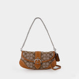 Sac Porté Épaule Signature Soho 25 - Coach - Cuir - Marron