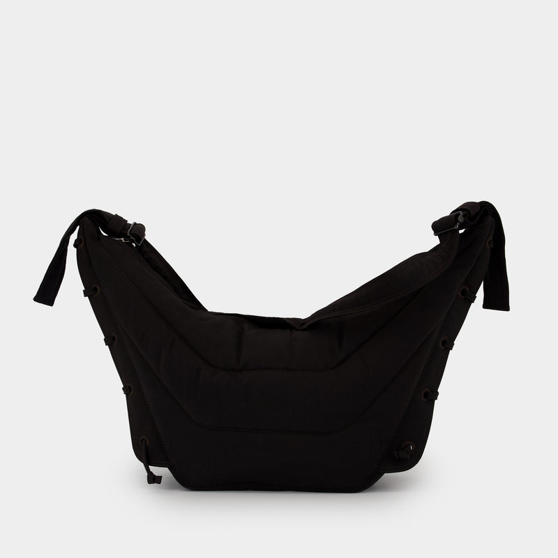 Sac À Bandoulière Medium Soft Game - Lemaire - Nylon - Dark Chocolate