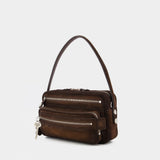 Sac Porté Épaule Camero Party - Acne Studios - Cuir - Marron