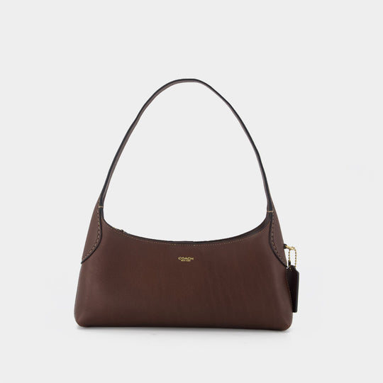 Sac Porté Épaule Brooklyn 26 - Coach - Cuir - Marron