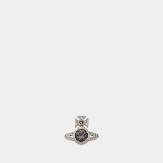 Boucles D'oreilles London Orb Single - Vivienne Westwood - Métal - Argenté