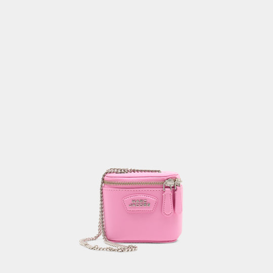 Sac À Bandoulière The Mini Vanity - Marc Jacobs - Cuir - Rose