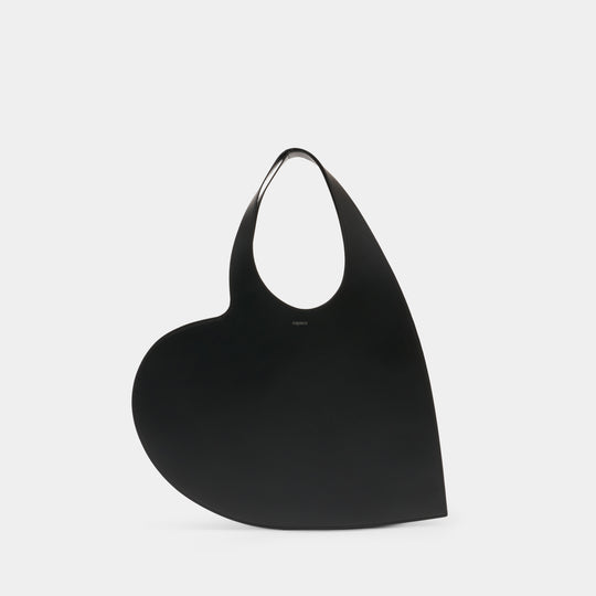 Sac Porté Épaule Heart Tote - Coperni - Cuir - Noir