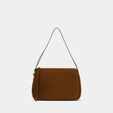 Sac Porté Épaule Romy - Tory Burch - Cuir - Marron