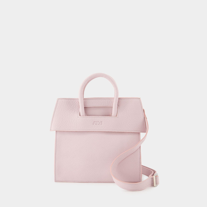 Sac À Main Etxea Mini - ATXI - Cuir - Rose Fushia