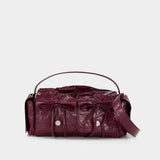 Sac À Main Multipocket Small - Acne Studios - Cuir - Bordeaux