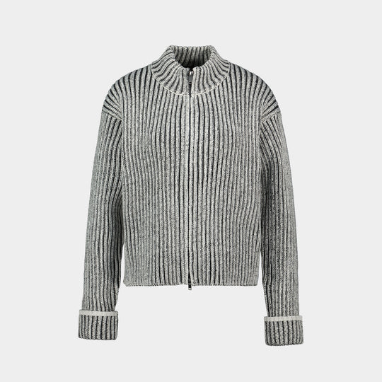 Cardigan Sapa Knit W Zip - RAINS - Synthétique - Gris