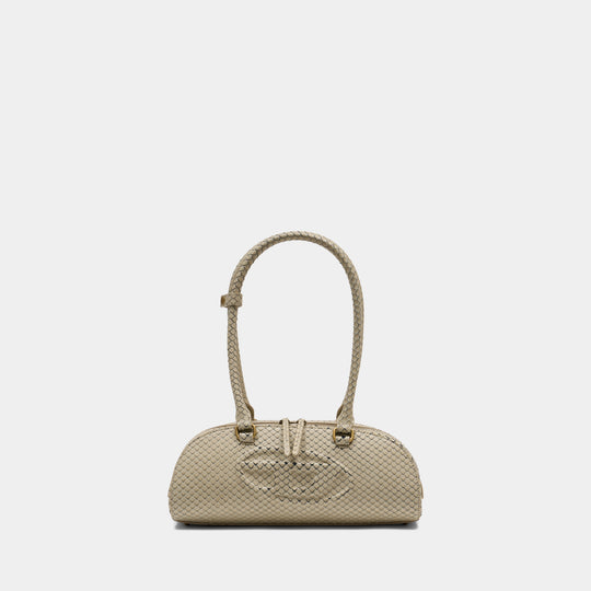 Sac Porté Épaule 1DR Dome - DIESEL - Cuir - Beige