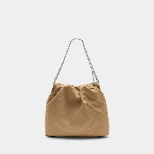 Sac Porté Épaule Fleming - Tory Burch - Synthétique - Beige