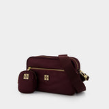 Sac Porté Épaule Virginia - Tory Burch - Viscose - Rouge