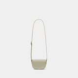 Sac Porté Épaule Le B Side Small - A.P.C. - Cuir - Blanc