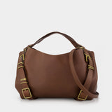Cabas D-One Top handle M - DIESEL - Cuir - Marron