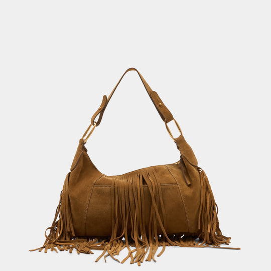 Pochette Epaule - Vanessa Bruno - Cuir - Marron