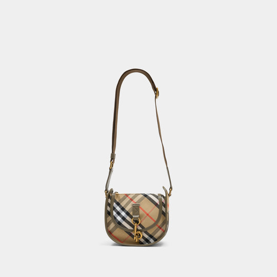 Sac À Bandoulière Mini B Clip Messenger - Burberry - Synthétique - Multi