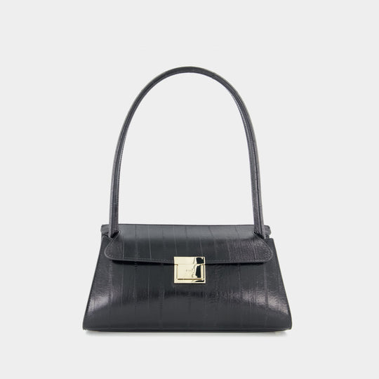 Sac À Main Small Mimi - AMI Paris - Cuir - Noir