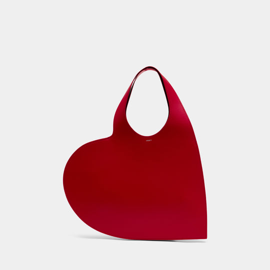 Cabas Double Heart - Coperni - Cuir - Rouge