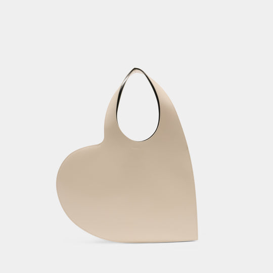 Sac Porté Épaule Heart Tote - Coperni - Cuir - Beige