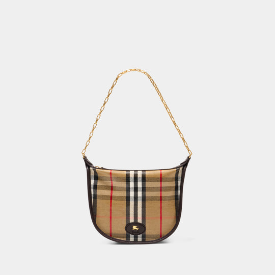 Sac Porté Épaule Ls Mini - Burberry - Coton - Beige