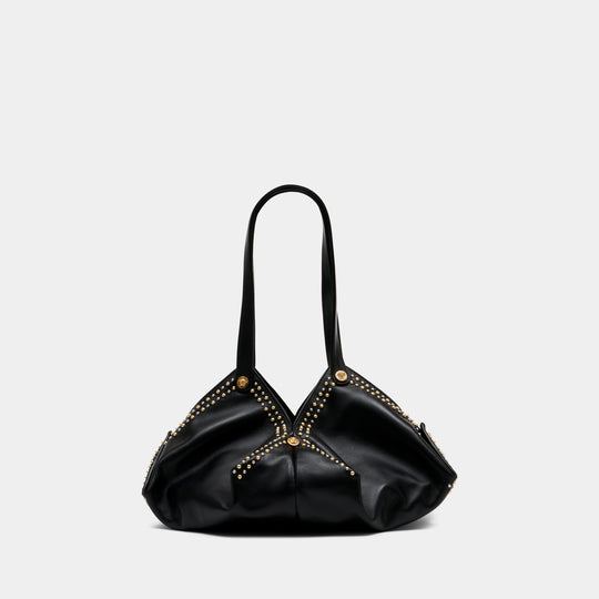 Sac Porté Épaule - Versace - Cuir - Noir