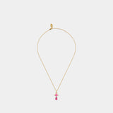 Collier Ismene Drop - Vivienne Westwood - Métal - Rose