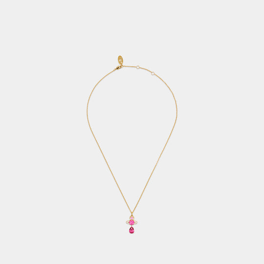 Collier Ismene Drop - Vivienne Westwood - Métal - Rose
