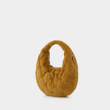 Sac Porté Épaule Bunny Knot Top Zip - Tory Burch - Cuir - Marron