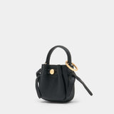 Sac À Main Romy Bucket Key - Tory Burch - Cuir - Noir