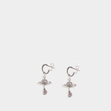 Boucles D'oreilles Aleksa - Vivienne Westwood - Métal - Argenté