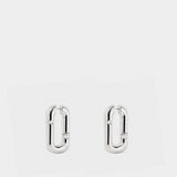 Boucles d'oreilles Pop J Marc - Marc Jacobs - Métal - Argenté