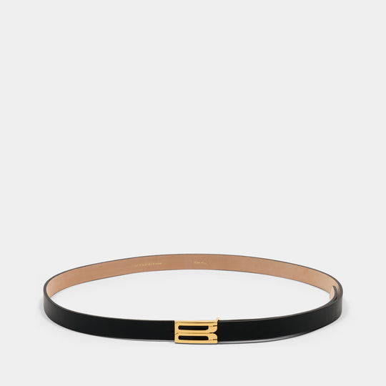 Ceinture Dorian Frame Micro - Victoria Beckham - Cuir - Noir