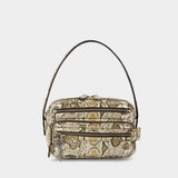Sac Porté Épaule Camero Party Snake - Acne Studios - Cuir - Beige