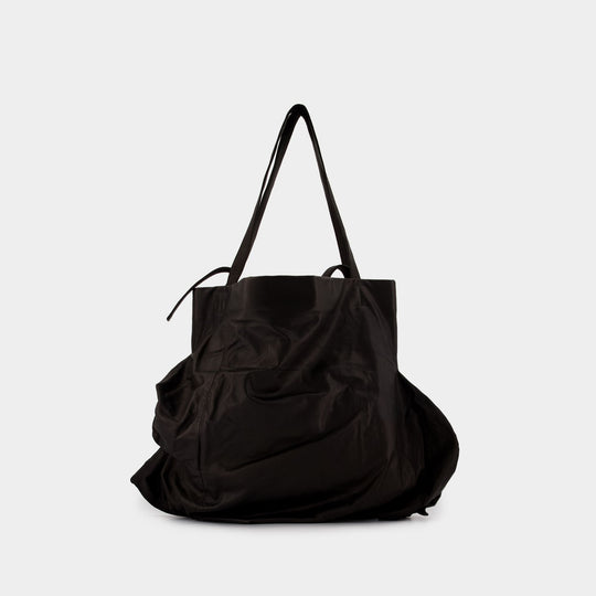 Cabas Unevenness - YOHJI YAMAMOTO - Cuir - Noir