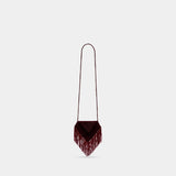 Sac À Bandoulière Manhattan - Victoria Beckham - Synthétique - Bordeaux