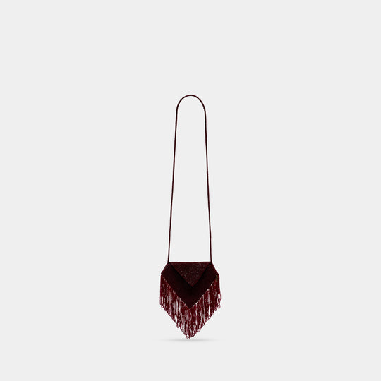 Sac À Bandoulière Manhattan - Victoria Beckham - Synthétique - Bordeaux