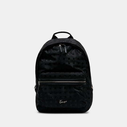 Sac À Dos - Kenzo - Coton - Noir