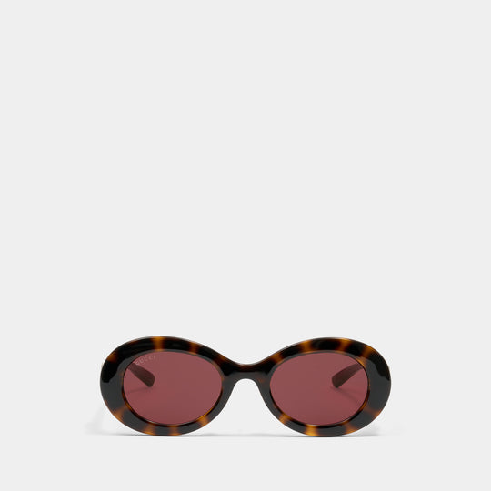 Lunettes De Soleil Gg2026s - Gucci - Synthétique - Marron
