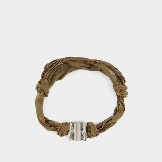 Bracelet Nano Ribbon - Balenciaga - Métal - Argenté