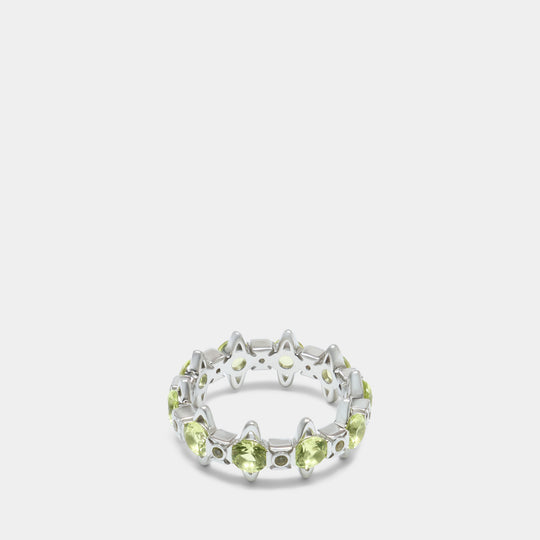 Bague Warwick - Vivienne Westwood - Argent - Vert