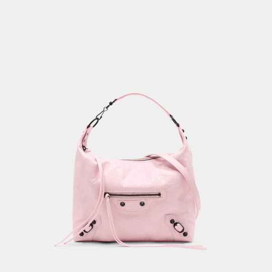 Sac Porté Épaule Le City - Balenciaga - Cuir - Rose