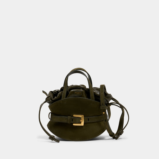 Sac À Main Shuffle Mini - Balmain - Cuir - Vert