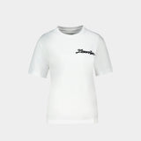 T-Shirt Small Logo - Lanvin - Coton - Blanc