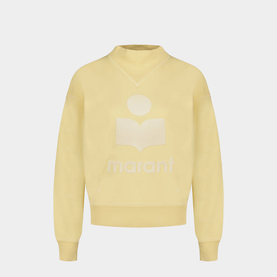 Sweatshirt Moby - Isabel Marant - Coton - Jaune